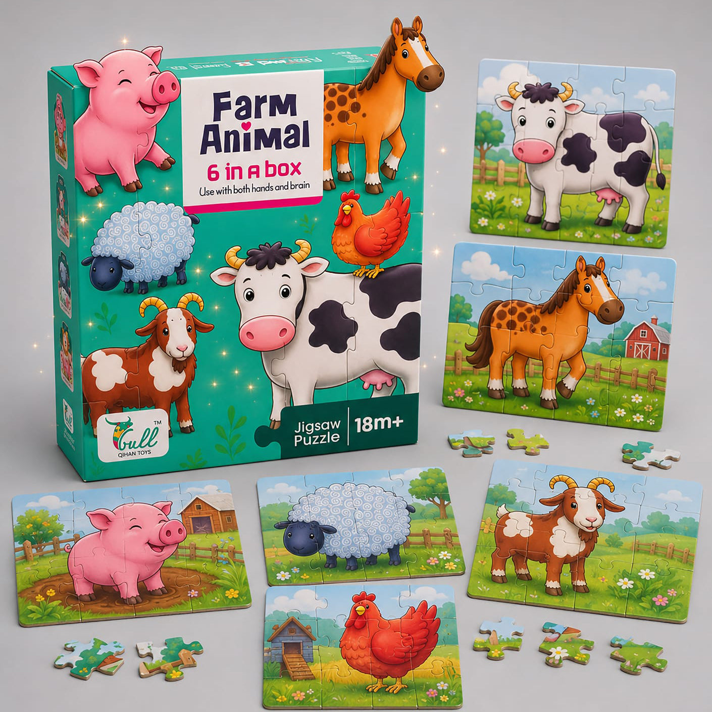 PUZZLE SET 6 IN 1