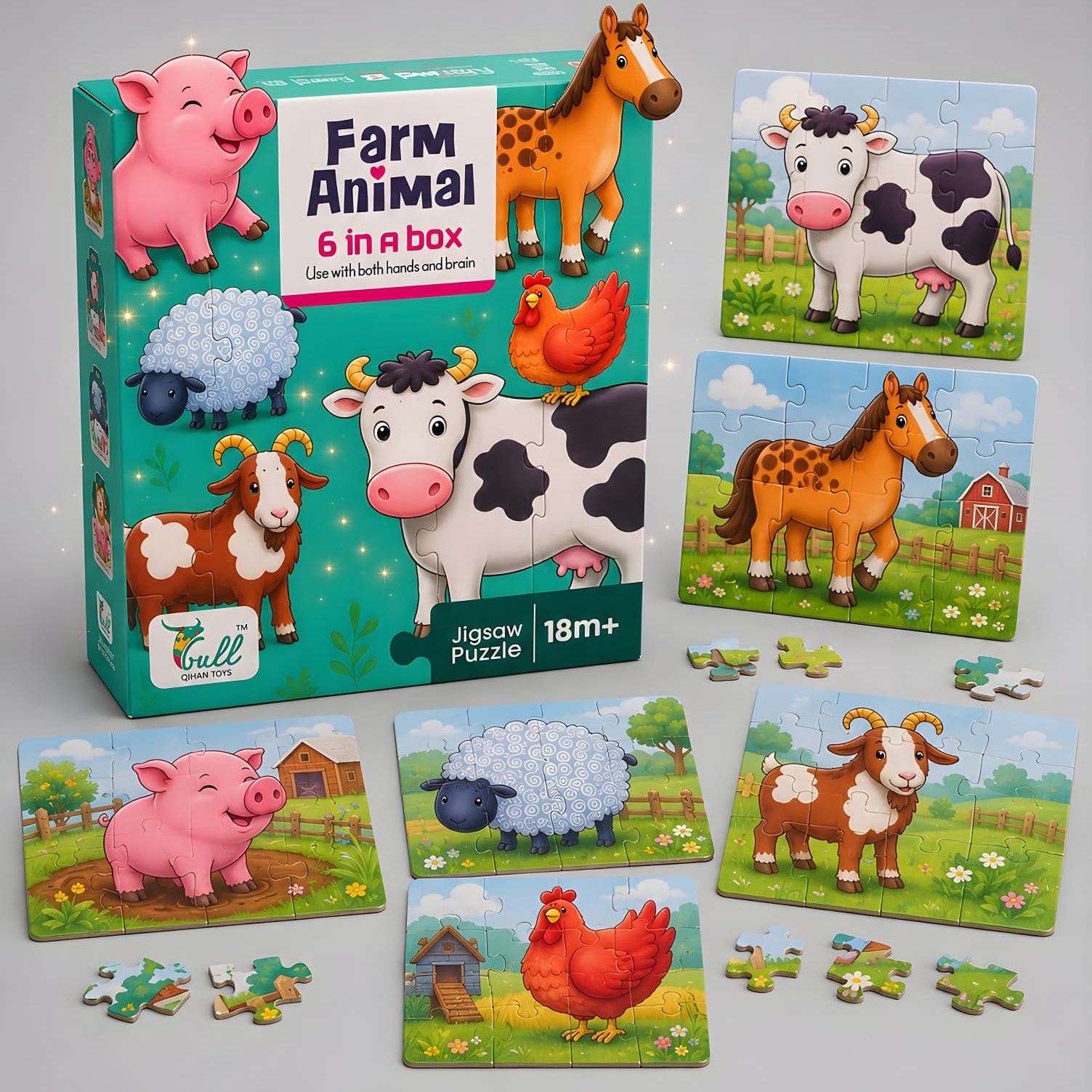 PUZZLE SET 6 IN 1