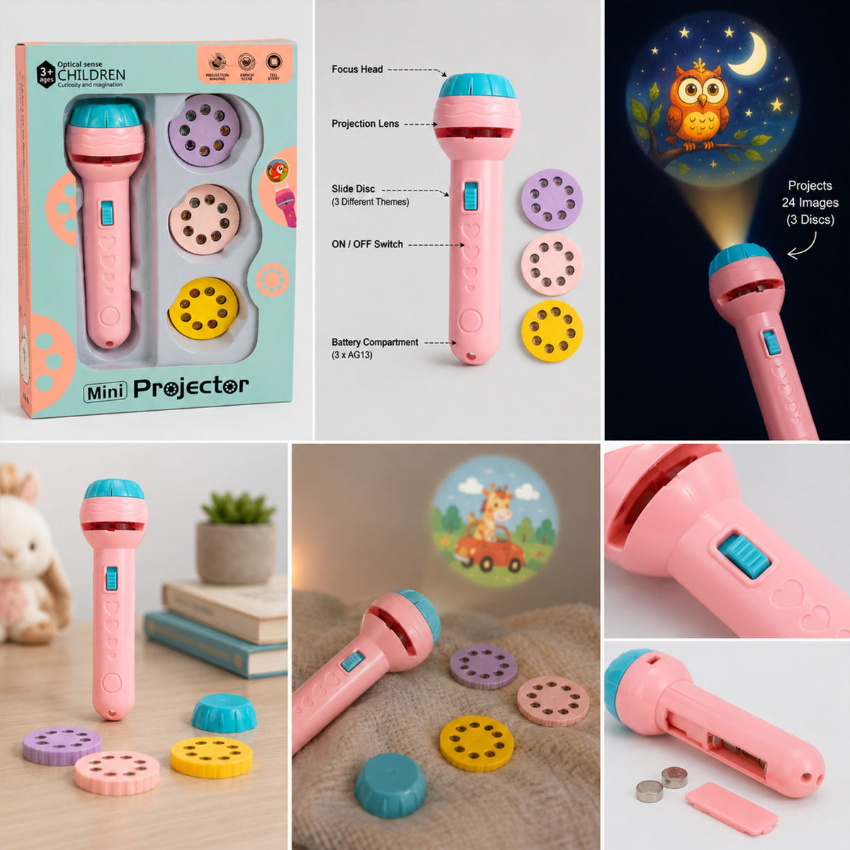 MINI PROJECTOR - PINK