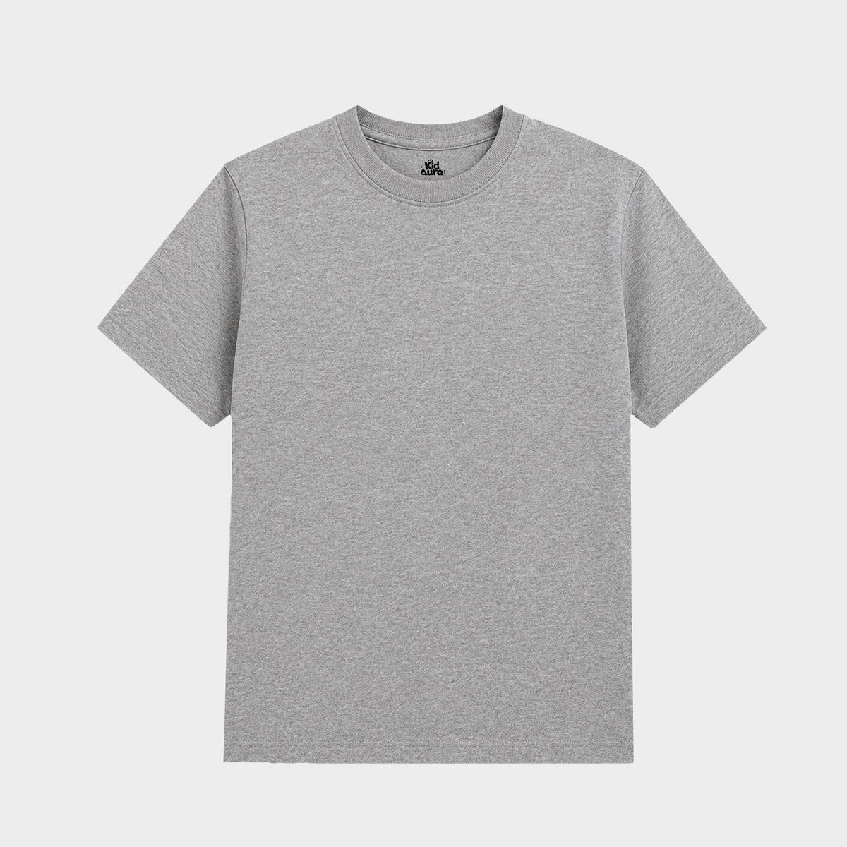 Regular Fit Plain T-Shirt (Heather Grey)