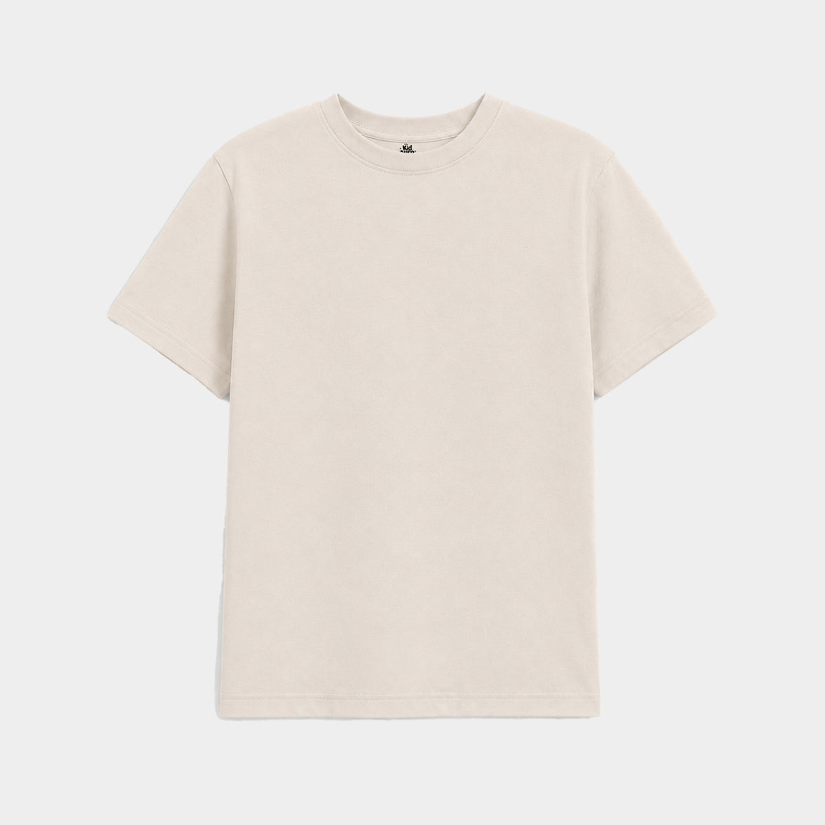 Regular Fit Plain T-Shirt (Beige)