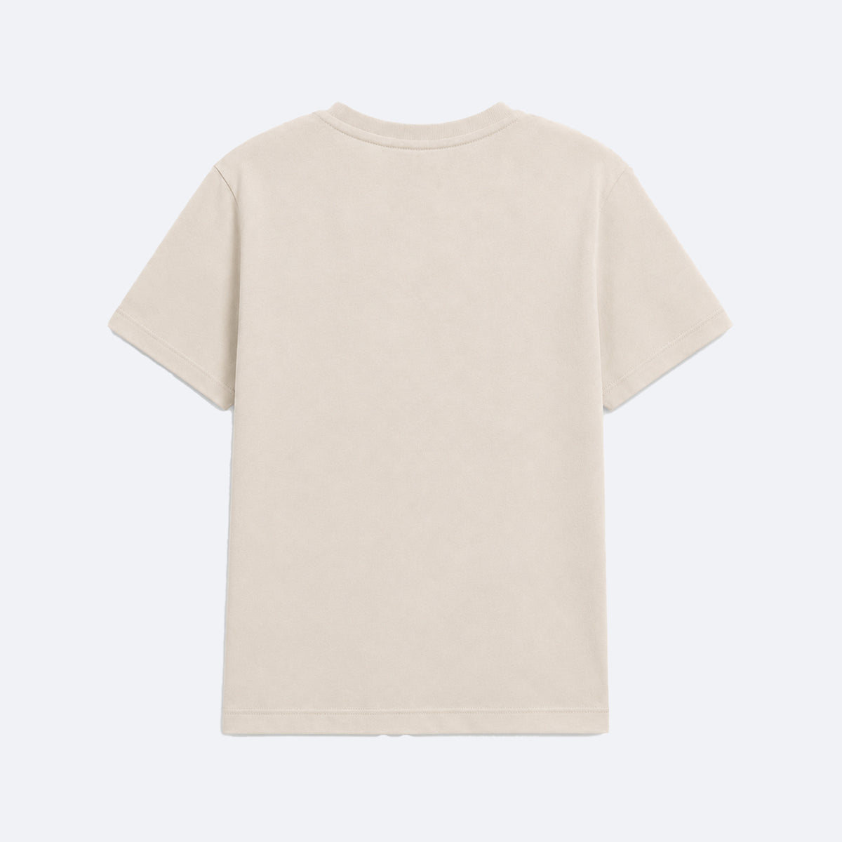 Regular Fit Plain T-Shirt (Beige)