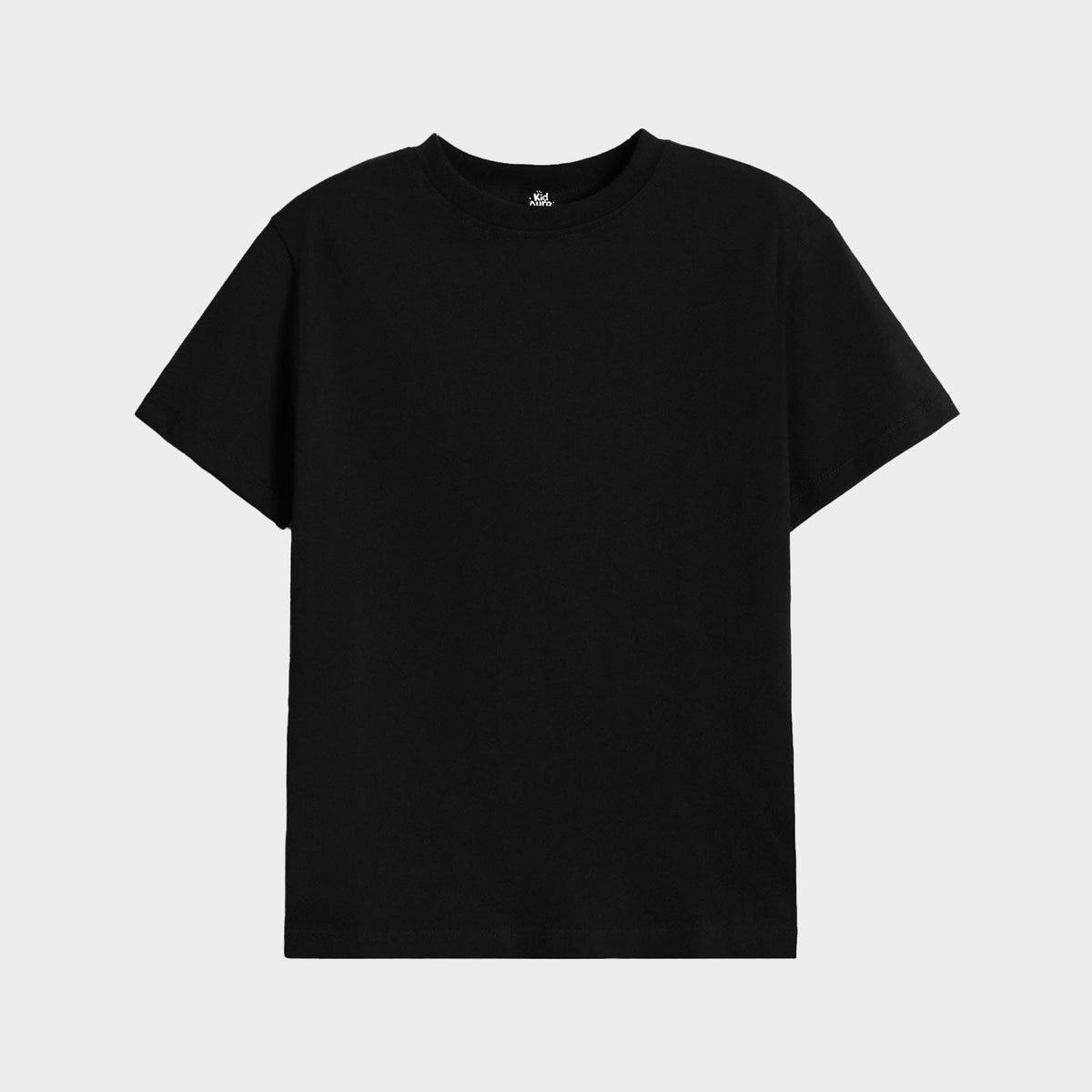 Regular Fit Plain T-Shirt (Black)