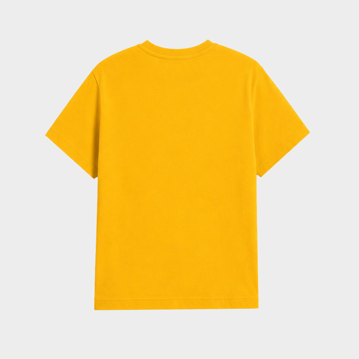 Regular Fit Plain T-Shirt (Yellow)