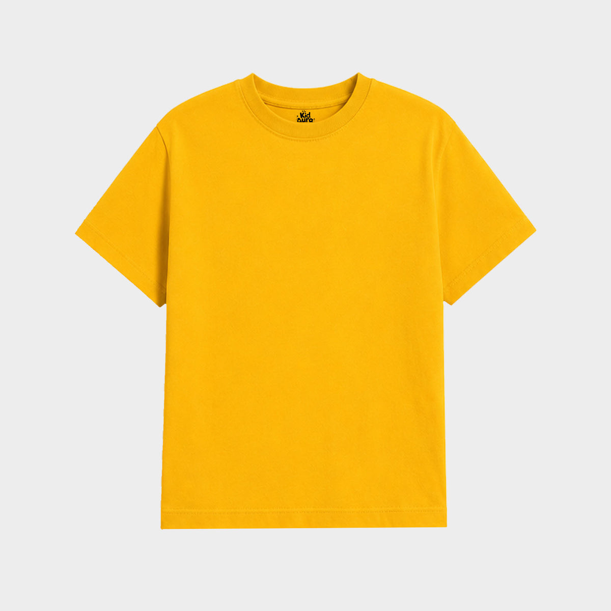 Regular Fit Plain T-Shirt (Yellow)